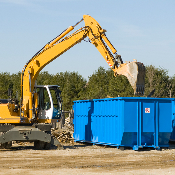 what size residential dumpster rentals are available in West Pittston Pennsylvania